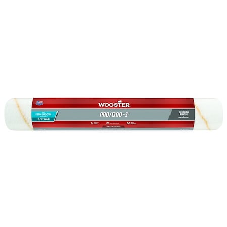 Wooster 18" Paint Roller Cover, 3/8" Nap Nap, Woven Fabric RR642
